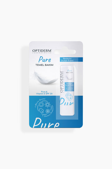 Optiderm Lip Stick Natural & E Vitamini SPF20+