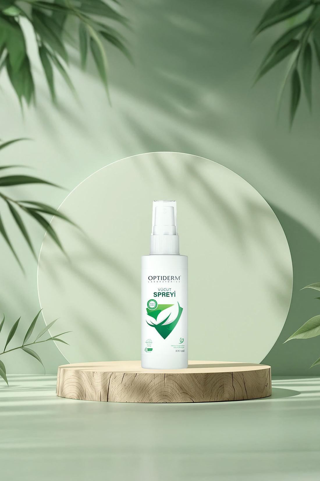 Optiderm %100 Doğal Vücut Koruyucu Yetişkin Spreyi 100ML