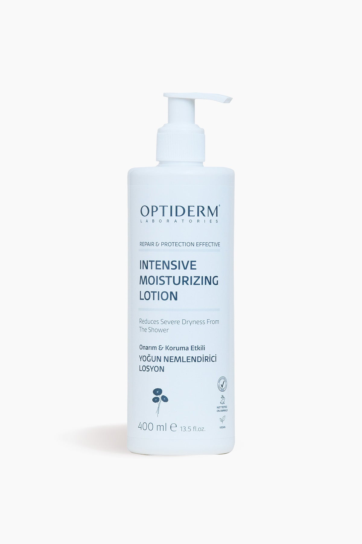 Optiderm Yoğun Nemlendirici Krem Onarım ve Koruma Etkili Losyon 400 ml