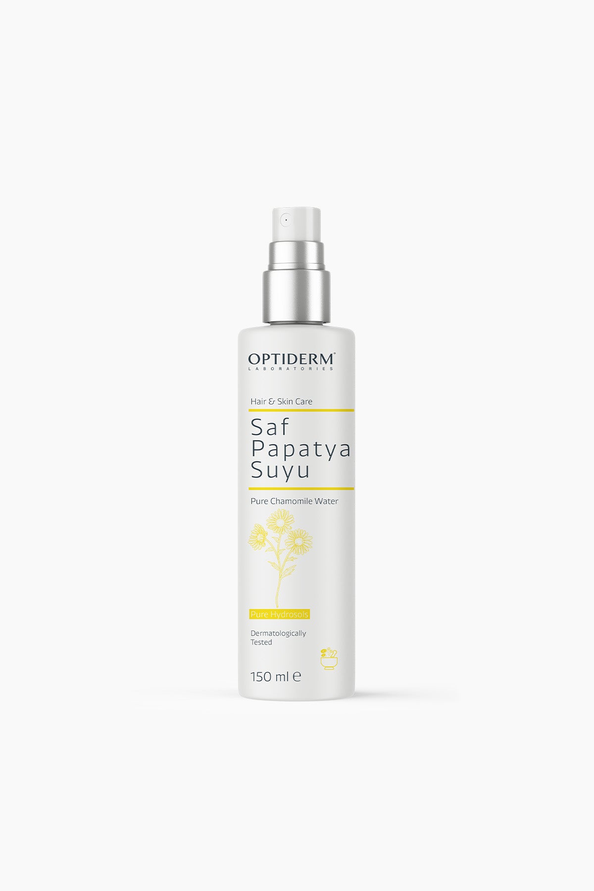 Optiderm Papatya Suyu Saç ve Yüz Toniği %100 Doğal ve Saf 150 ml